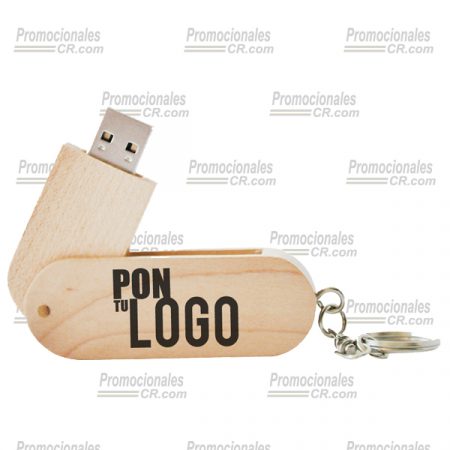 PCR-USB008 Llave Maya De Bambu Giratorio